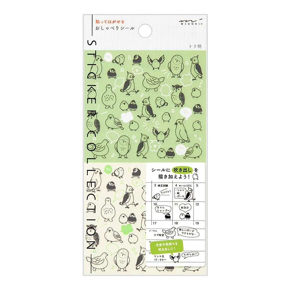 Midori - Stickers Chat Birds - Klistremerker