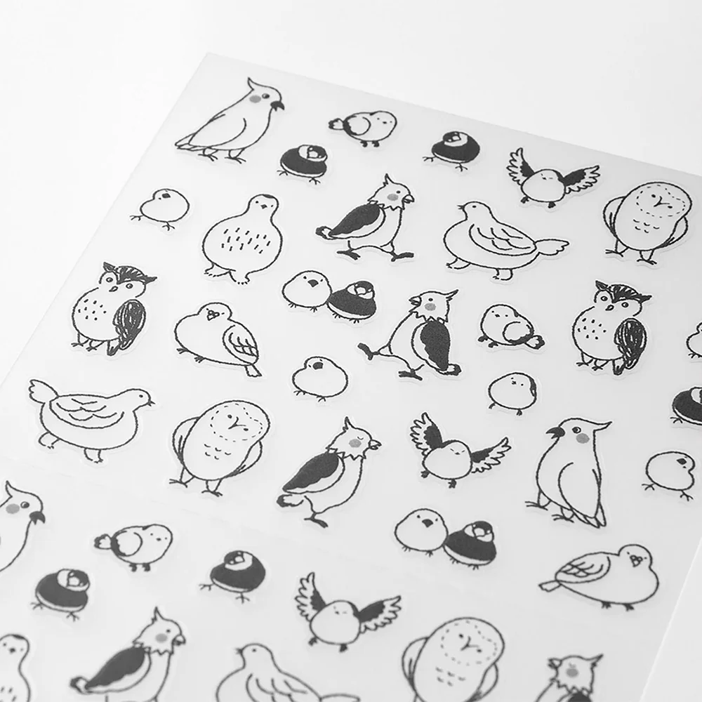 Midori - Stickers Chat Birds - Klistremerker - Bilde 3