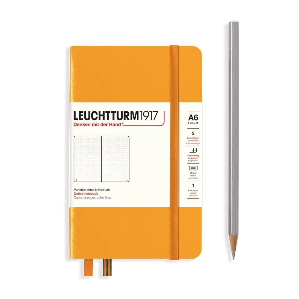 Leuchtturm1917 – Hardcover – Notatbok Dot Grid – A6 Rising Sun