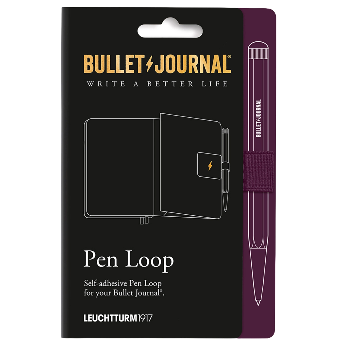 Leuchtturm1917 - Bullet Journal Pen Loop - Purple26
