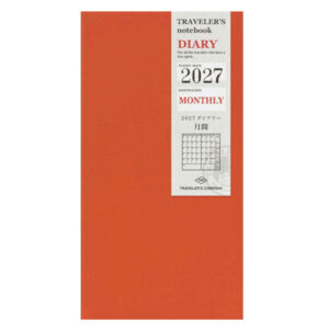 Traveler's Notebook - Refill Regular Size - 2027 Monthly