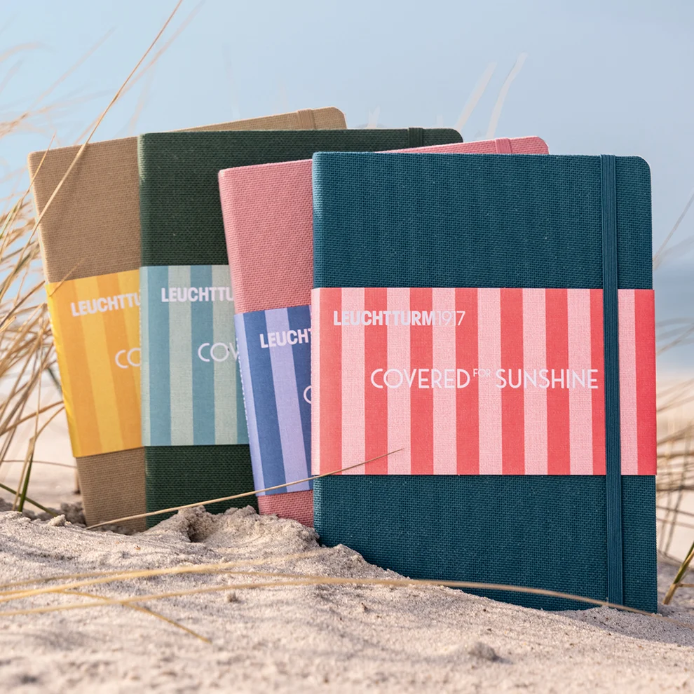 Leuchtturm1917 – Hardcover Linen Notebook Dot Grid – A5 Atlantic - Bilde 3