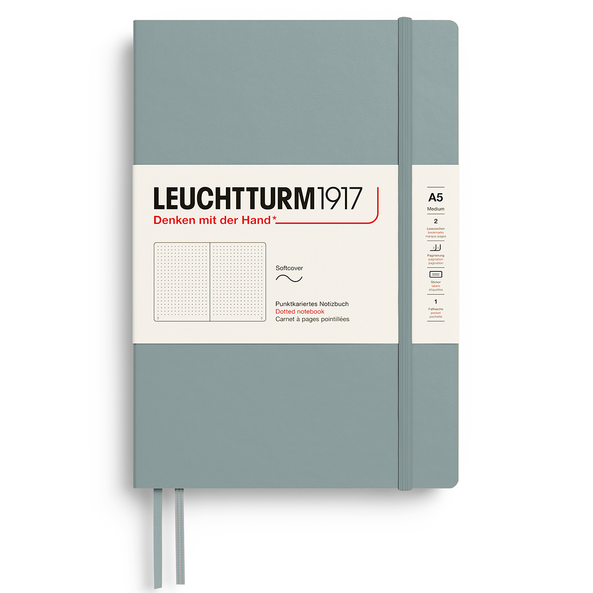 Leuchtturm1917 – Softcover Dot Grid – A5 Dove