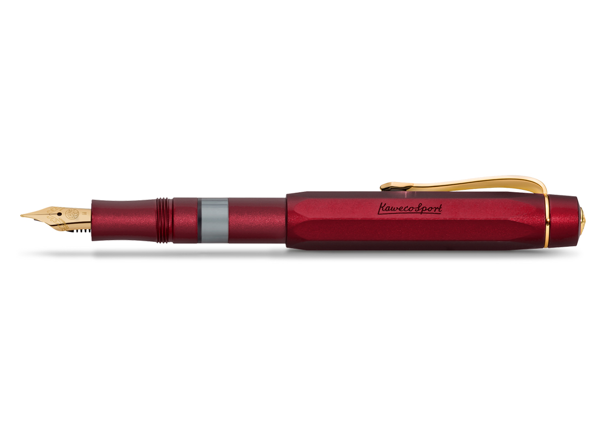 Kaweco – Piston Filler Metall Stempelfyller Fyllepenn – Bordeaux - Bilde 7