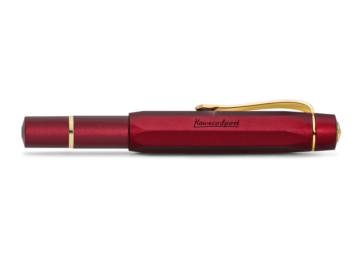 Kaweco – Piston Filler Metall Stempelfyller Fyllepenn – Bordeaux - Bilde 6