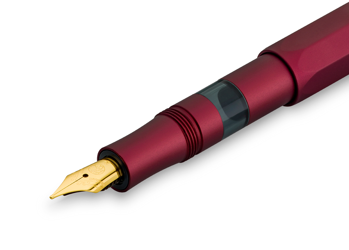 Kaweco – Piston Filler Metall Stempelfyller Fyllepenn – Bordeaux - Bilde 2