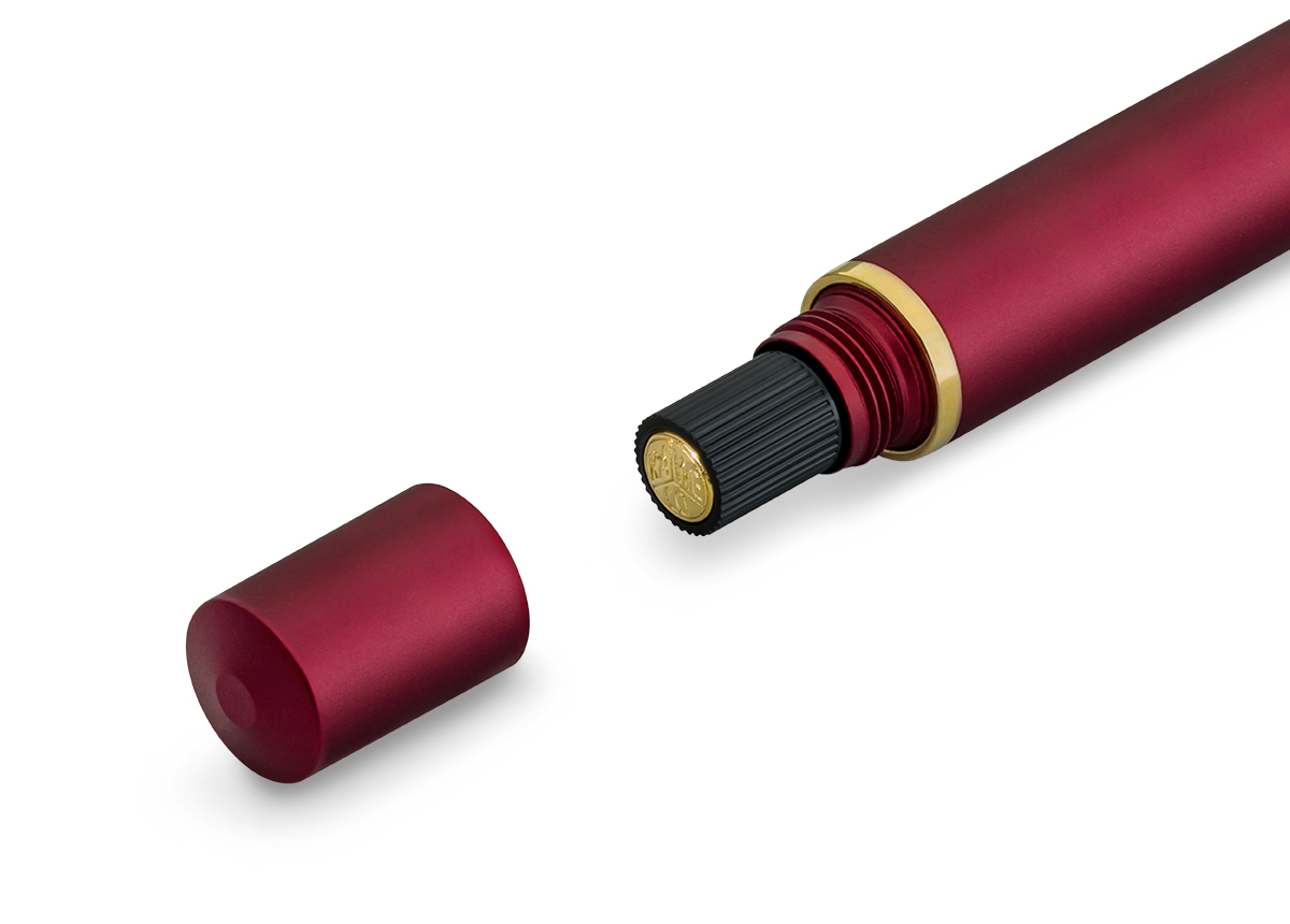 Kaweco – Piston Filler Metall Stempelfyller Fyllepenn – Bordeaux - Bilde 3