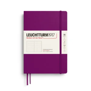 Leuchtturm1917 – Hardcover Notebook Dot Grid – A5 Burgundy