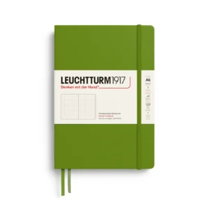Leuchtturm1917 – Hardcover Notebook Dot Grid – A5 Moss