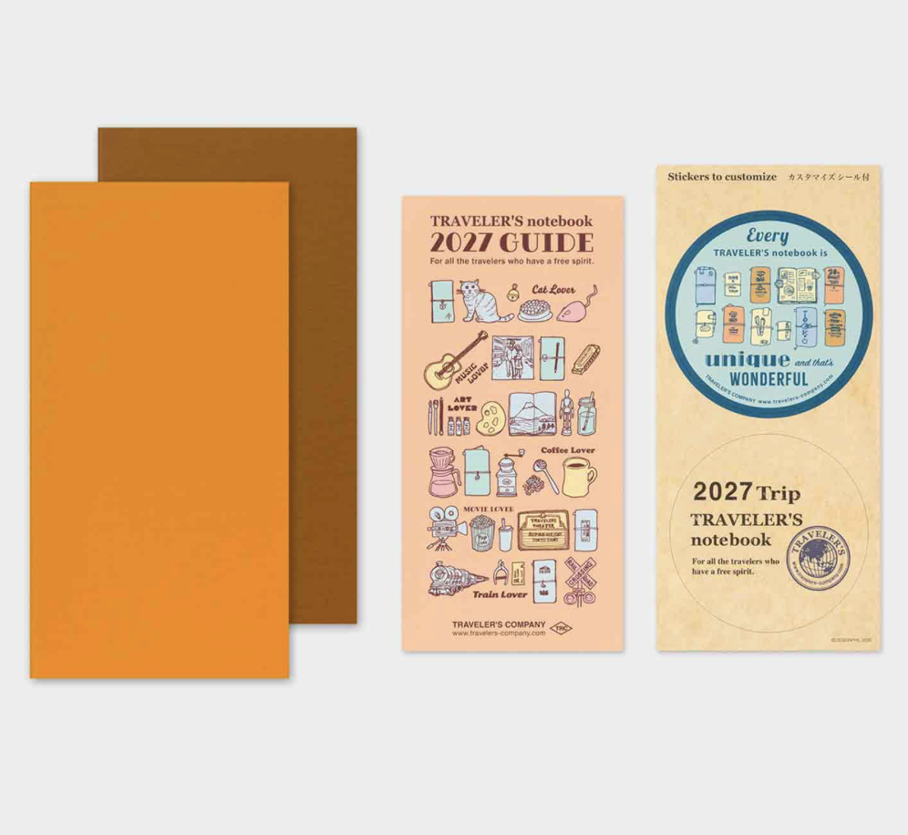 Traveler's Notebook - Refill Regular Size - 2027 Weekly Vertical - Bilde 5