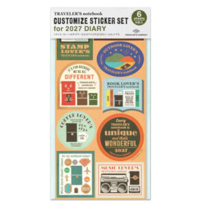 Traveler's Notebook - 2027 Customize Sticker Set