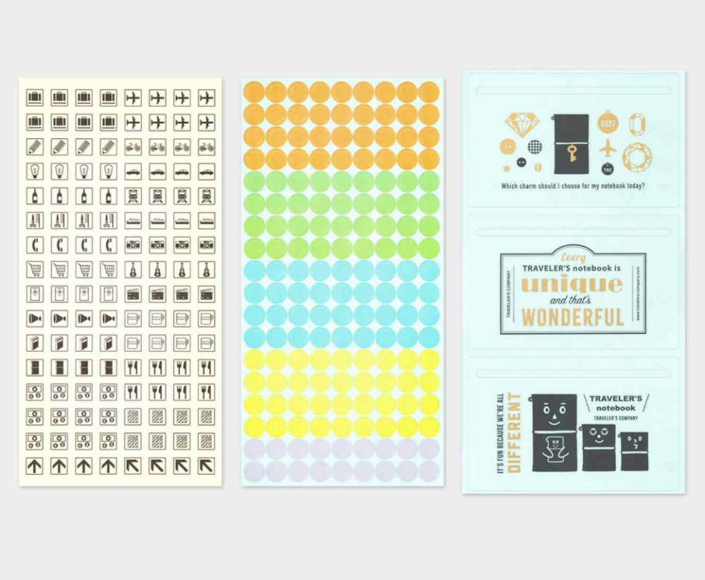 Traveler's Notebook - 2027 Customize Sticker Set - Bilde 2