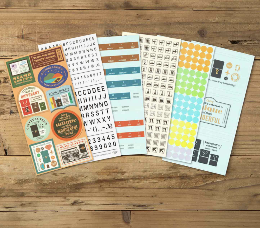 Traveler's Notebook - 2027 Customize Sticker Set - Bilde 7