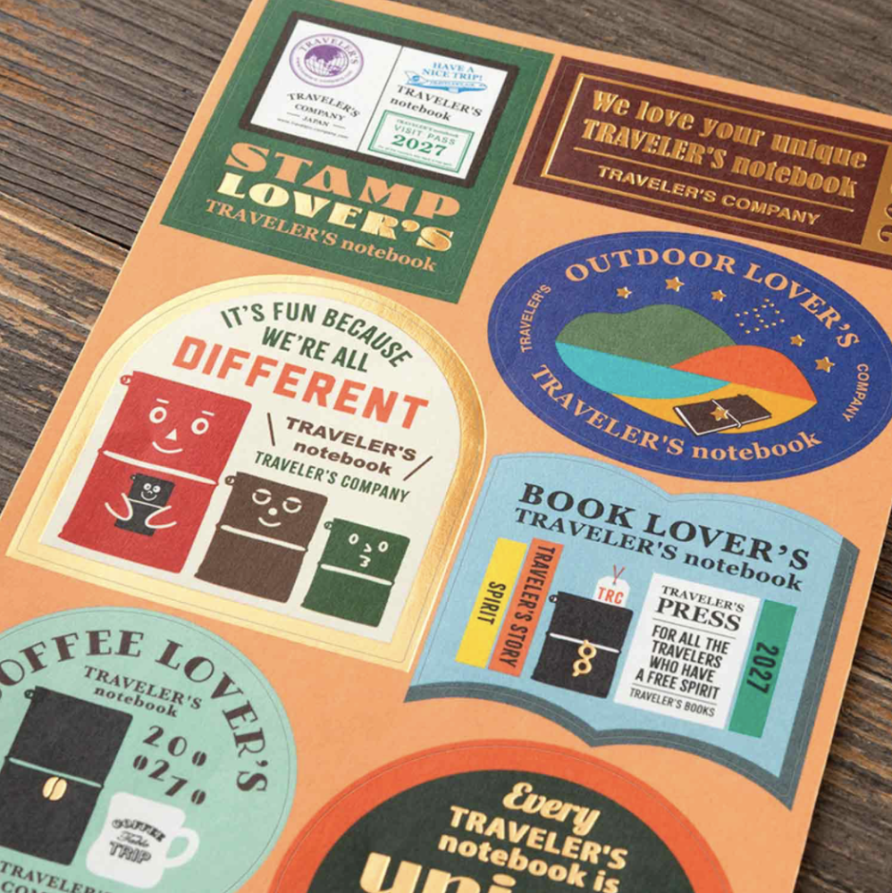 Traveler's Notebook - 2027 Customize Sticker Set - Bilde 6