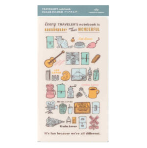 Traveler's Notebook - 2027 Clear Folder, Regular size