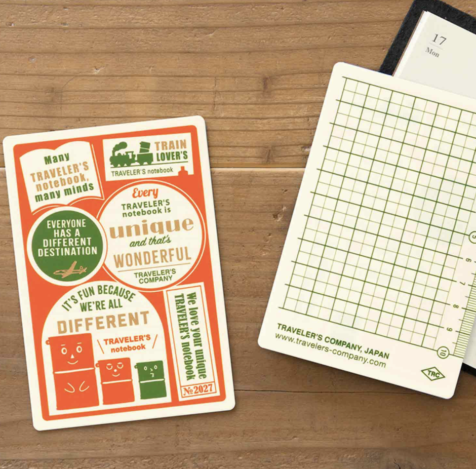 Traveler's Notebook - 2027 Underlay Passport size - Bilde 3