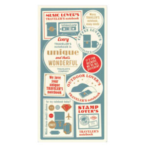 Traveler's Notebook - 2027 Underlay Regular size