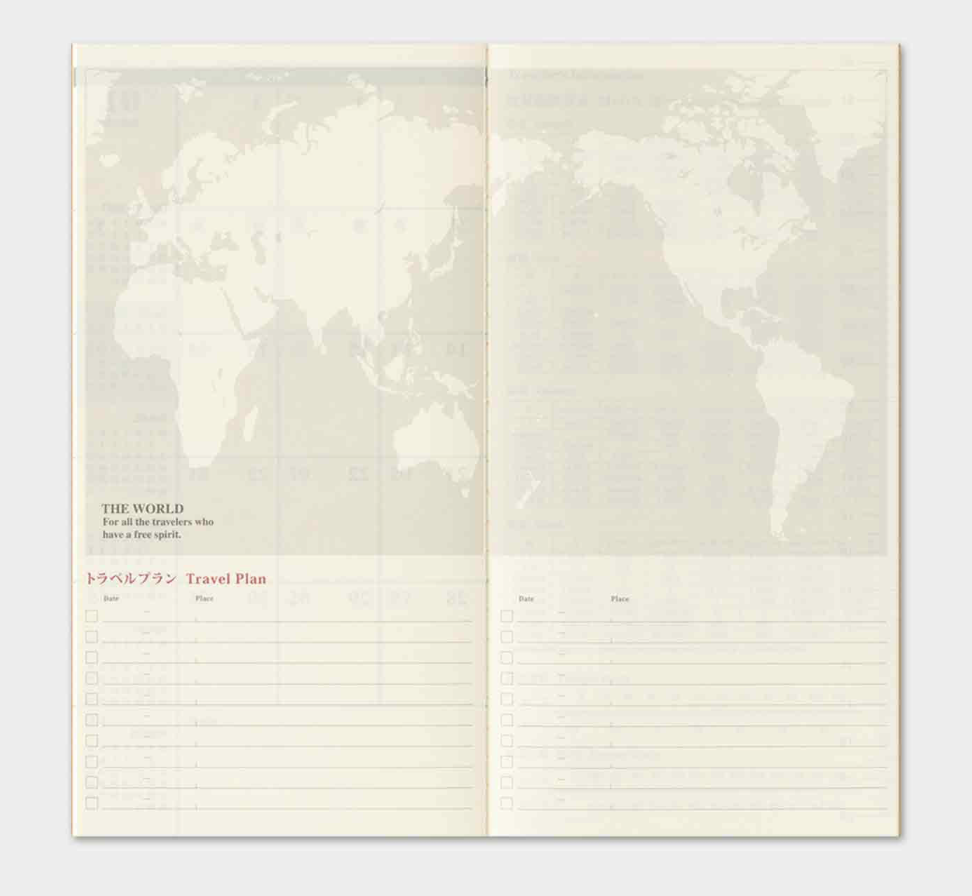 Traveler's Notebook - Refill Regular Size - 2027 Monthly - Bilde 4