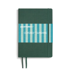 Leuchtturm1917 – Hardcover Linen Notebook Dot Grid – A5 Pinetree