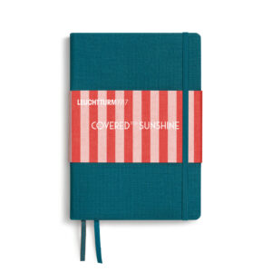 Leuchtturm1917 – Hardcover Linen Notebook Dot Grid – A5 Atlantic