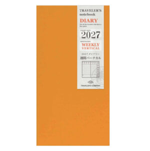 Traveler's Notebook - Refill Regular Size - 2027 Weekly Vertical