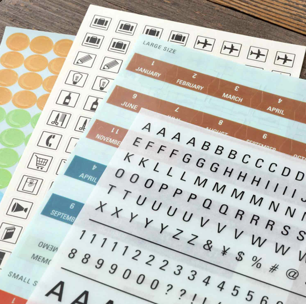 Traveler's Notebook - 2027 Customize Sticker Set - Bilde 5