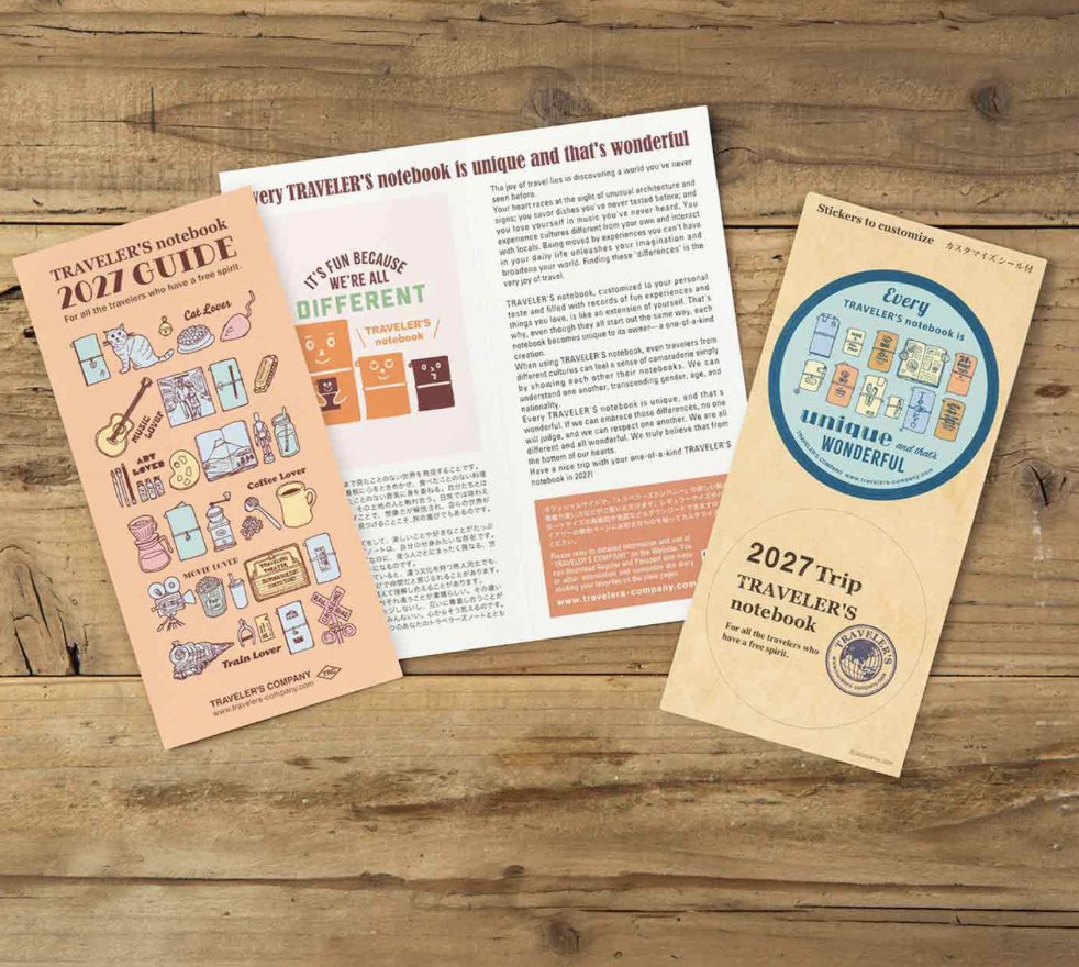 Traveler's Notebook - 2027 Customize Sticker Set - Bilde 8