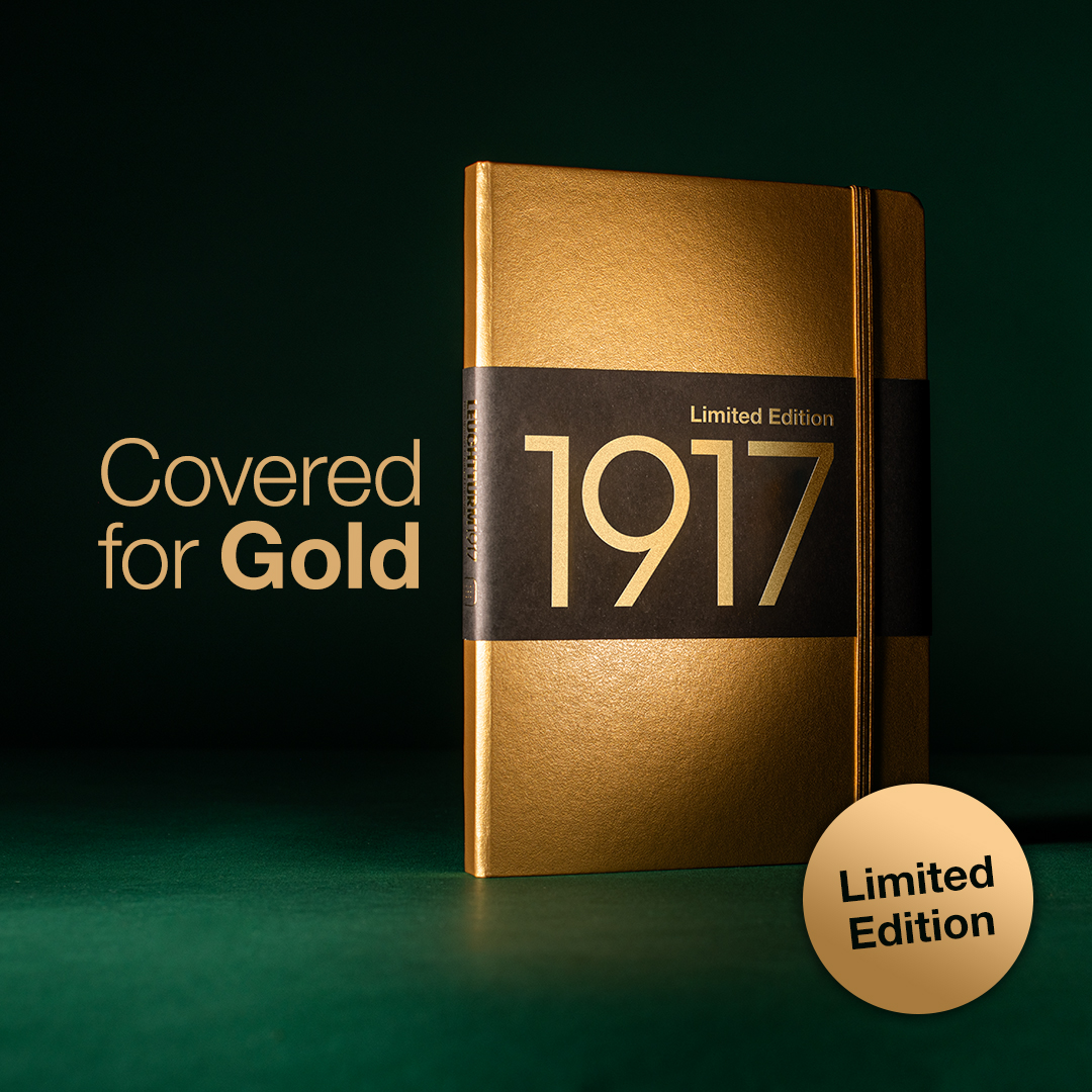 Leuchtturm1917 – Hardcover Notebook Dot Grid – Limited Edition - A5 Gold - Bilde 2