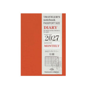 Traveler's Notebook - Refill Passport Size - 2027 Monthly